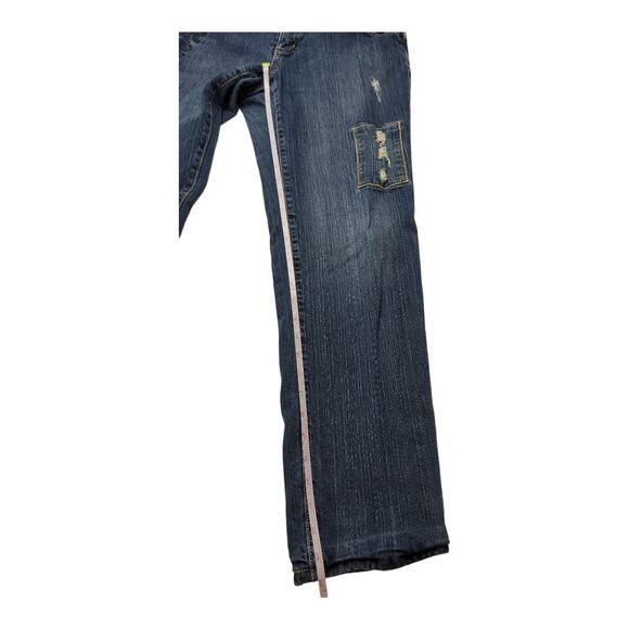 EDDIE BAUER FLANNEL LINED BOYFRIEND RELAXED JEANS SIZE 10 - Picture 3 of 11